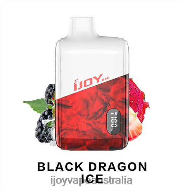 iJOY Bar IC8000 Disposable NN8BL177 - iJOY Vape Shop Black Dragon Ice