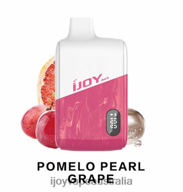 iJOY Bar IC8000 Disposable NN8BL192 - iJOY Vape Sydney Pomelo Pearl Grape