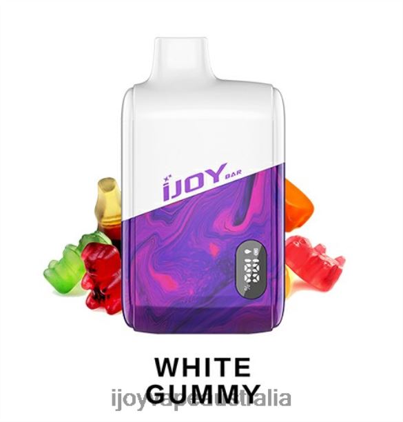 iJOY Bar IC8000 Disposable NN8BL199 - iJOY Vape Order Online White Gummy