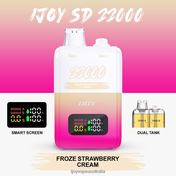 iJOY SD 22000 Disposable NN8BL152 - iJOY Vape Sydney Froze Strawberry Cream