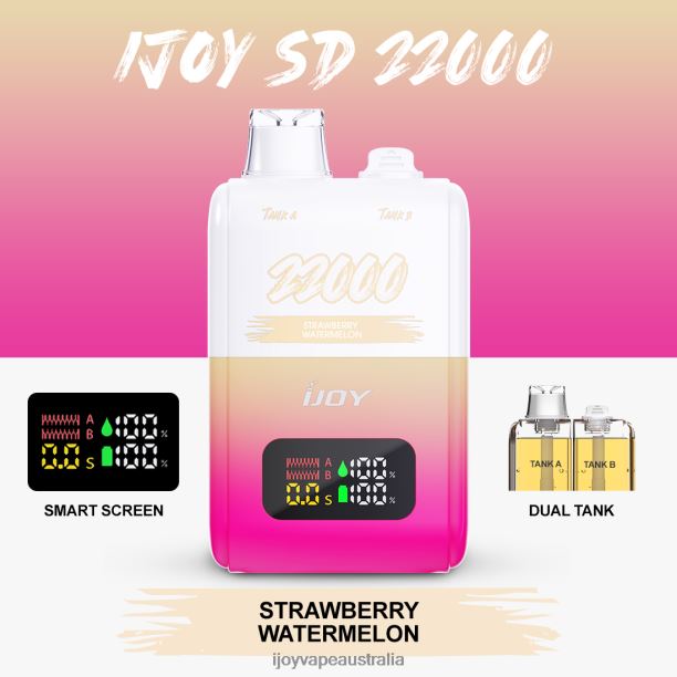 iJOY SD 22000 Disposable NN8BL158 - iJOY Vapes Online Strawberry Watermelon