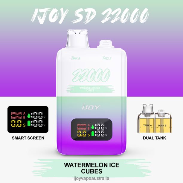 iJOY SD 22000 Disposable NN8BL159 - iJOY Vape Order Online Watermelon Ice Cubes